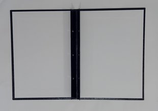 Папка для документів з клапанами для вшивання аркушів А3 горизонтальна (тверда палітурка) 1313 фото